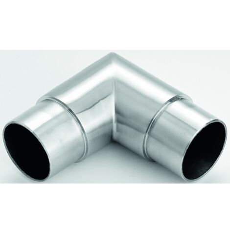 Coude de liaison angle pour tube de main courante inox 304 – Diamètre 42.4 mm – Résistant à la corrosion pour garde-corps durables – Croso
