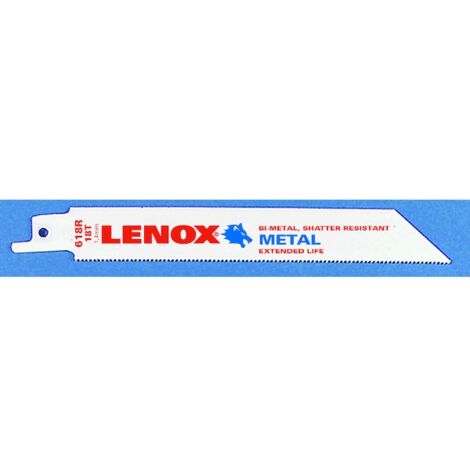 Lame de scie sabre 618R - 150x20x0.9 mm - LENOX