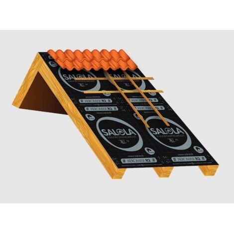 Ecran sous toiture AEROMAX R2 - 1.5 m x 50 m - noir - SALOLA