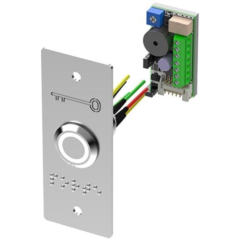 Bouton poussoir - contrôle d'accès PMR - lumineux et sonore - B68LS