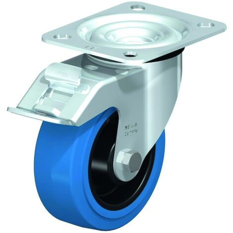 Roulette de manutention LE-POEV-FI SB - pivotante à frein - 150 kg - 100 x 38 mm - BLICKLE