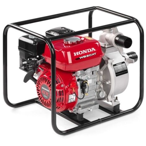 Honda – Motopompe thermique 32m de hauteur d'élévation – Débit 37.2m³/h – Eaux claires – Carburant essence – Hauteur d'aspiration 7.5m - WB20XT