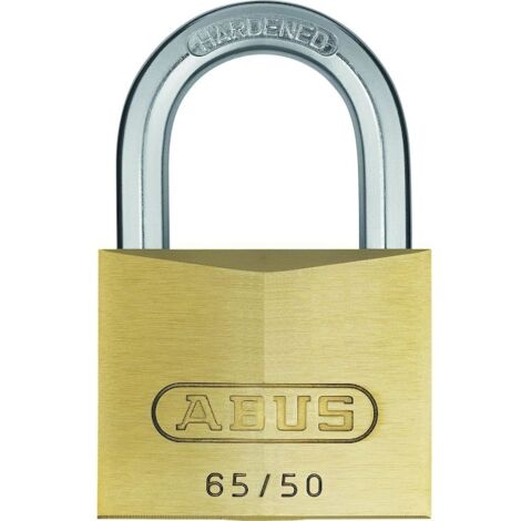 ABUS 27181 Cadenas Laiton Anse Longue 30 Mm – Clé Réversible, Protection Anti-Corrosion Nano, Sécurité Professionnelle Robuste