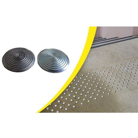 Pastilles podotactiles PASTILLES PODOTACTILES à coller - inox 304 - WATTELEZ
