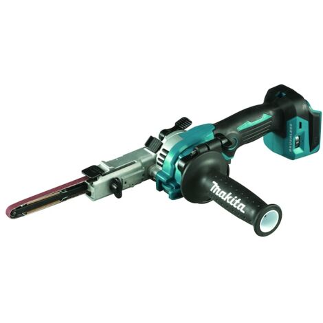 Makita – Ponceuse à bande 18V Li-Ion 9 x 533 mm – Puissance 530 W – Vitesse 600-1700 m/min – Pour bois dur – DBS180ZJ