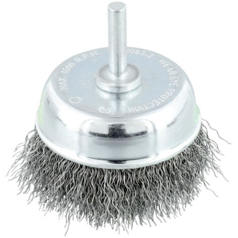 Brosse à fil pour perceuse - Ø 75 mm - fil acier - Ø du fil 0.3 mm - OSBORN