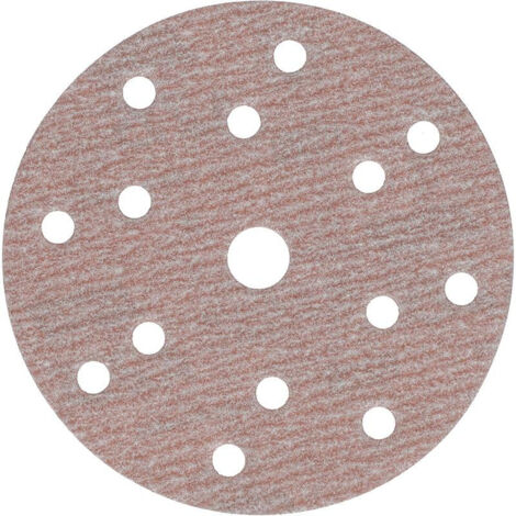 Disque abrasif appliqué PRO - auto-agrippant - diamètre150 mm - Grain 220 - NORTON (1/2)