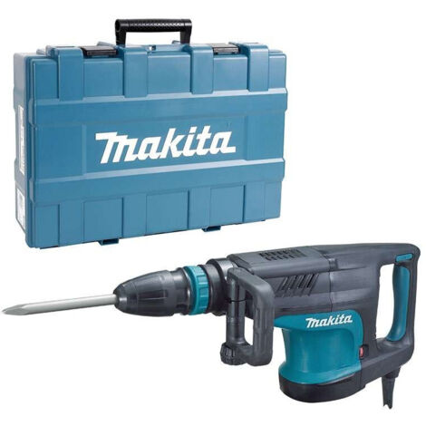 Makita – Marteau piqueur filaire 1510W – Force de frappe 19.1J – Cadence 950-1900 cps/min – Poids 10.8 kg – Emmanchement SDS-max