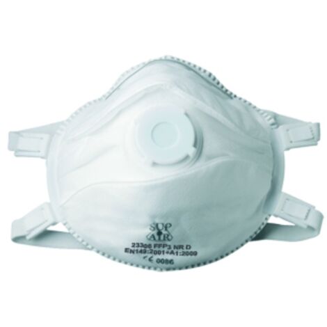 Masque coque à usage unique NR D valve premium FFP3 NR D - boîte de 5 - COVERGUARD