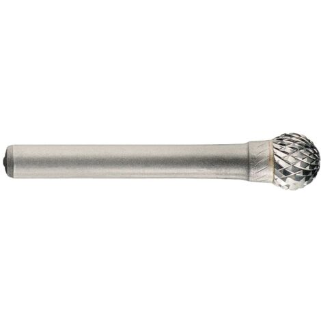 Fraise-lime 1031852 carbure - Forme sphérique - Diamètre : 10 mm - Longueur utile : 18 mm - Longueur totale : 70 mm - TIVOLY (1/2)