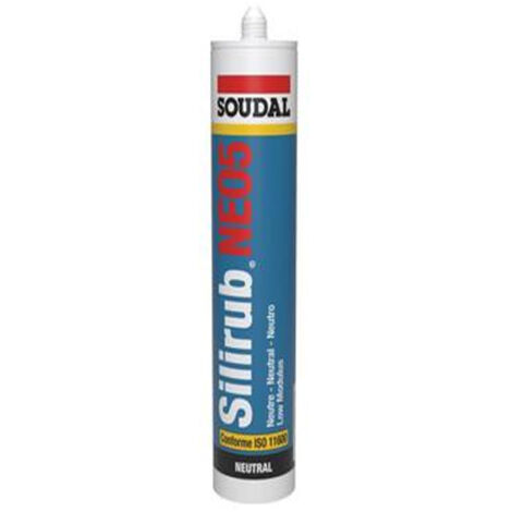 Soudal – Mastic silicone pour joints de construction – Chêne doré – Résistant aux UV et à l'humidité – Élastique après polymérisation