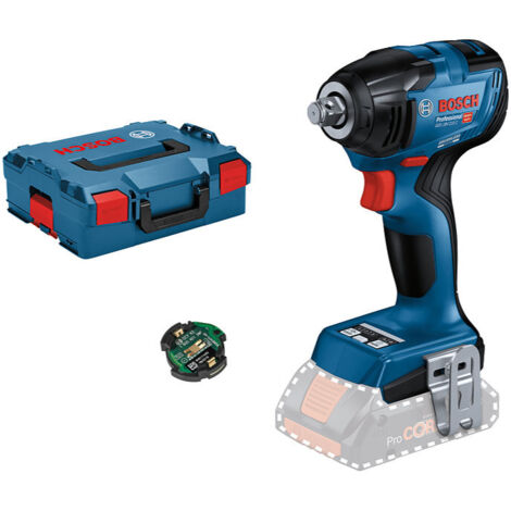 Bosch Professional – Boulonneuse à chocs sans fil 18V – Couple 210Nm – Moteur sans charbon – Vitesse 3400 tr/min – Coffret L-BOXX 136 avec module Bluetooth - 18V-210
