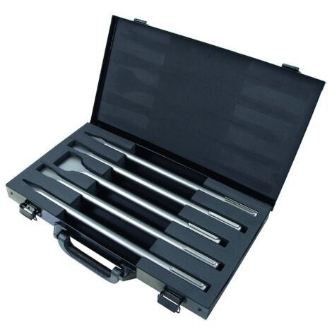 Mallette de 2 pics et 3 burins plats ref.315C - DIAGER (1/6)