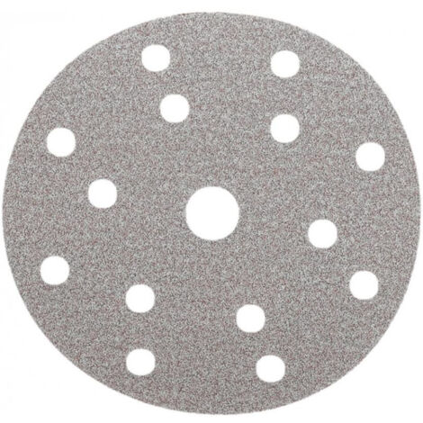 Disque abrasif appliqué PRO - auto-agrippant - diamètre150 mm - Grain 80 - NORTON (1/2)