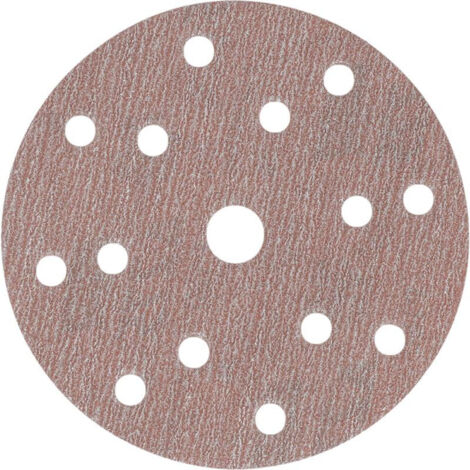 Disque abrasif appliqué PRO - auto-agrippant - diamètre150 mm - Grain 180 - NORTON (1/2)