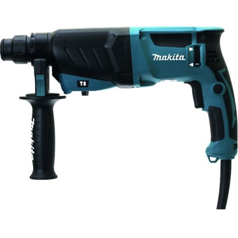 Makita – Perforateur burineur filaire SDS PLUS 800W HR2630 – Force de frappe 2.4 J – Vitesse à vide 1200 tr/min – Pour béton armé et bois dur