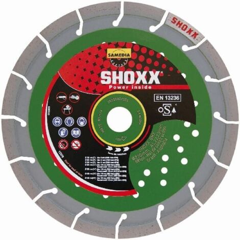 Disque diamant SHOXX BMX - Ø 350 mm - Alésage 20 mm - SAMEDIA (1/2)