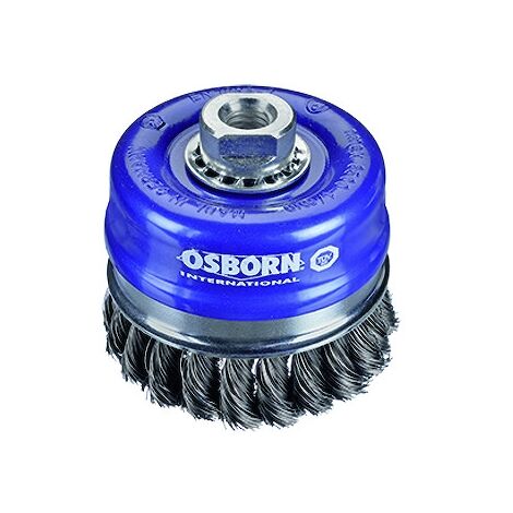 Brosse à fil pour meuleuse - Ø 80 mm - fil acier - Ø du fil 0.35 mm - OSBORN
