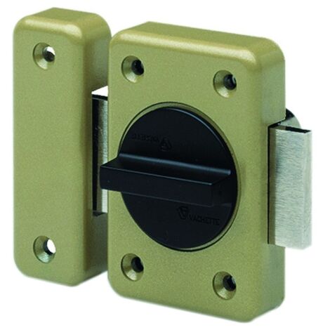 Vachette – Verrou à bouton RXP 2104 – Cylindre Ø 20 mm – Longueur 40 mm – 2 clés fournies – Sécurité renforcée – 16401000