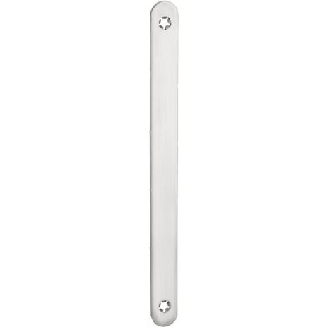 Thirard – Têtière de serrure borgne inox pour rénovation – Forme plate – Dimensions 230 x 20 x 2.5mm – Compatible avec serrure larder bois (1/2)