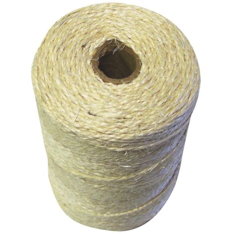 Ficelle Sisal 0.6/3 - 2.8 mm - rouleau de 1 kg - CORDERIES TOURNONAISES