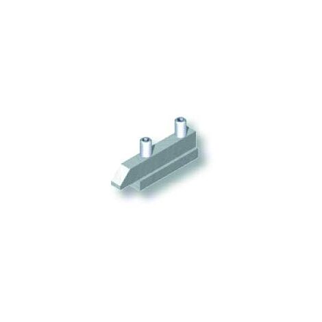 La Croisee Ds – Gâche réglable pour fermeture encastrée SILENE – Gâche à vis pression 6,6mm – Finition gris – Modèle 2297 (1/2)