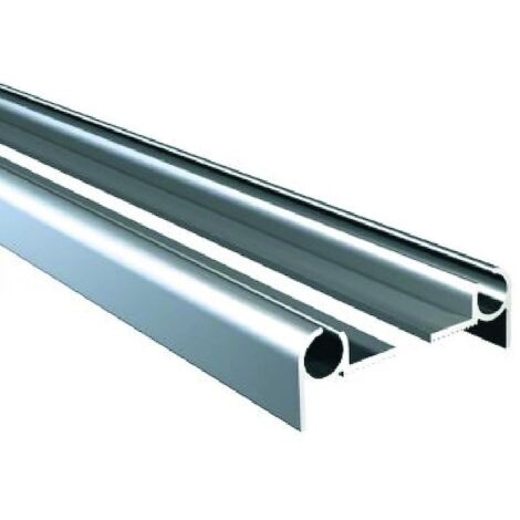Profil support aluminium pour fixation de joints d'étanchéité 2500 mm – Pré-percé pour vis à bois – Pour environnements humides – Ellen