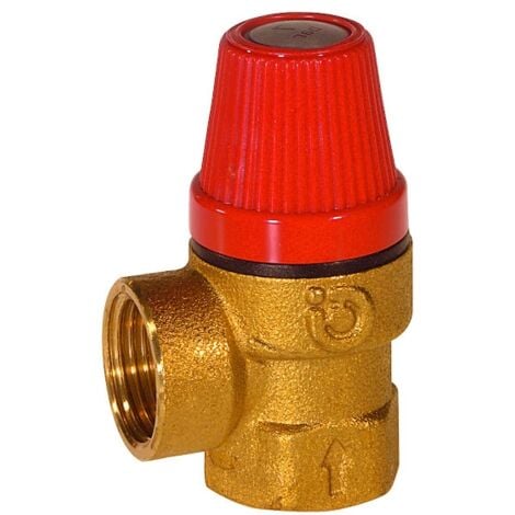 Soupape de sécurité corps laiton - Tarage : 7 bar - Diamètre de raccordement : 1/2'' - THERMADOR