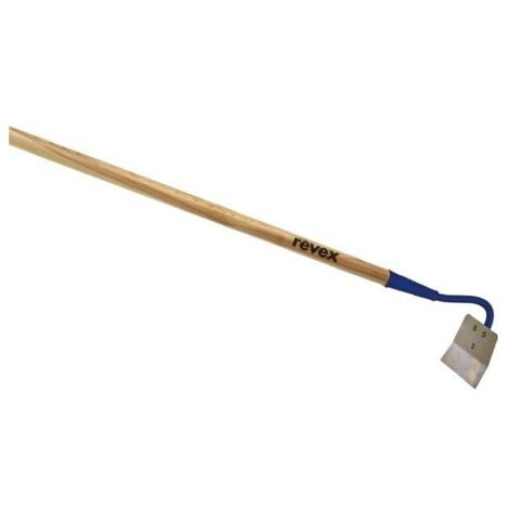 Revex – Binette à rosier lame acier 16 cm – Manche en bois 130 cm pour sarclage et désherbage – Outil professionnel durable (1/4)