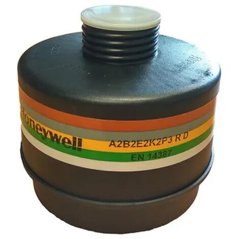 Filtre A2B2E2K2P3 pour masque avec raccord RD40 - Boitier plastique - Honeywell