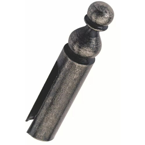 Cache-fiche et cache paumelle n°16 style Bouvet - Pour fiche Exacta ø 16 mm - la paire - Acier patiné verni