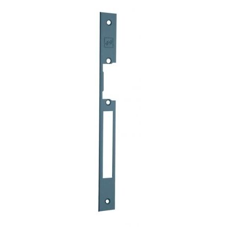 Têtière pour gâche électrique encastrée S967 plate - 250 mm - réversible - zinguée - EFF EFF