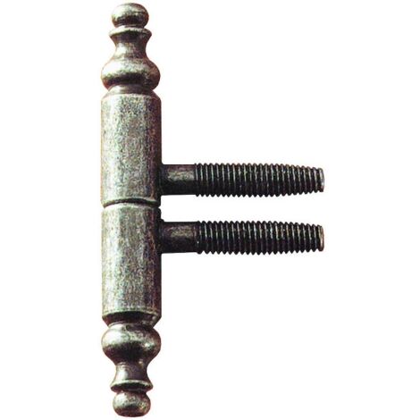 Fiche à visser pour menuiserie bois 10-16-A-13 - Diamètre : 13 mm - Dimensions : 90 x 13 mm - bronze - BROS