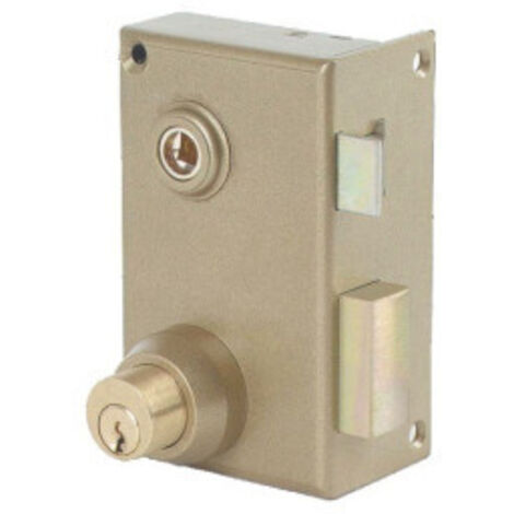 Serrure en applique électrique JPM Véga – Droite – Tension 12V – Manoeuvrage clé – Protection anti-crochetage – Largeur têtière 25mm (1/3)
