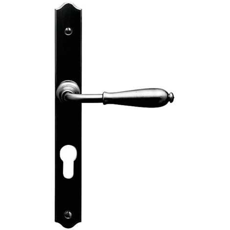 Ensemble de béquille Nevers Bouvet - Carré de 7 mm - EA 70 mm - Epoxy noir - Standard - 38 - 48 mm