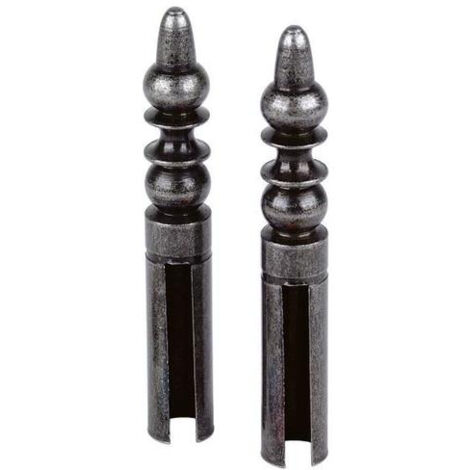 Cache-paumelle 110 pour porte et fenêtre – Fer patiné verni – Ø d'alésage 13,2 mm – SKU 3A1103 – Bros