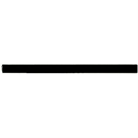 Barre seule pour serrure antipanique IDEA non coupe-feu longueur 1130 mm noir RAL 9005 - ISEO (1/2)