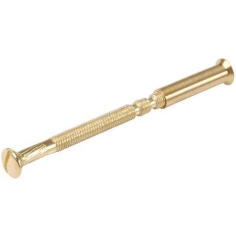 Vis sécable + douille laiton - Cadap - Pour poignée de porte - 4 x 60 mm