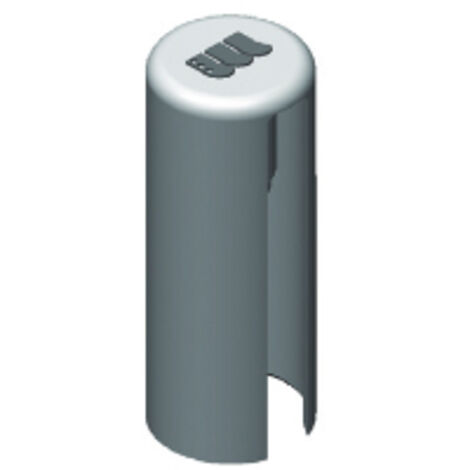 Monin – Bouchon cache-paumelle gris 30mm – Plastique pour paumelles standard – Finition esthétique – Protection contre la poussière