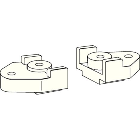 PIECE FIXATION P/GLISSIERE G96N20 POUR PORTE METALLIQUE (1/2)