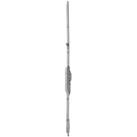 Ferco – Crémone bidirectionnelle ajustable 2106 mm – Mécanisme de pêne 7,5 mm – Hauteur de poignée 980 mm – Pour bois dur