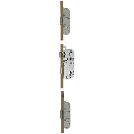 Vachette – Serrure multipoint en applique Série 5000 URG T204 – Fonction d'urgence – Coffre acier galvanisé – Axe 50mm – Entraxe 70mm