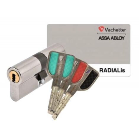 Cylindre Européen : Radialis nickelé - VACHETTE - Varié - 32,5 x 32,5