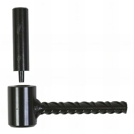 50 Gonds de volet Parpaing D. 10 x 130 mm - Clav. D. 14 mm - Simple volet - Zingué jaune (1/3)
