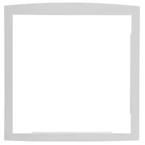 Cadre d'encastrement pour boite aux lettres O'Portail Renz - Finition brillante - Blanc neige - ral 9016