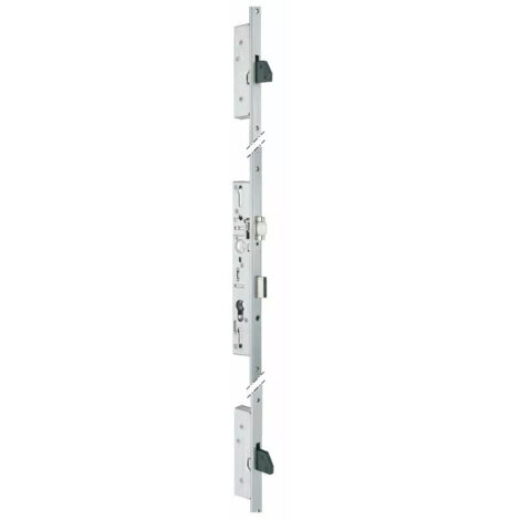 Ferco – Crémone verrou Jet 7,5 – Longueur 1100 à 1400 mm – Mécanisme de pêne pour sécurité renforcée – Largeur 700 mm – Cote D 1/2 G-13510
