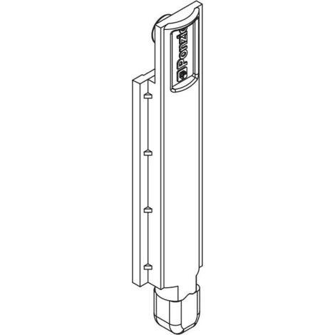 Gâche LA CROISEE DS pour fermeture 6106/ 6126 - Blanc - DS6153-0-36