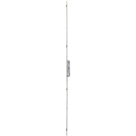 Ferco – Crémone 28mm x 70mm multipoints en acier inoxydable – Mécanisme fluide pour portes en bois et PVC – Installation facile avec gabarit - R2-R4