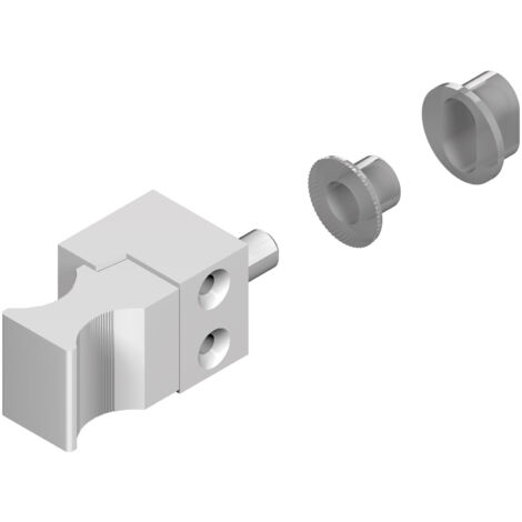 Verrou latéral pour baie coulissante – Acier blanc – Pêne 14,5mm – Fixation latérale pour sécurité renforcée – Compatible fenêtres coulissantes