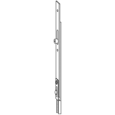 FERCO Gâche pour tringle PVC/alu - Trocal confort - E-19551-34-0-1